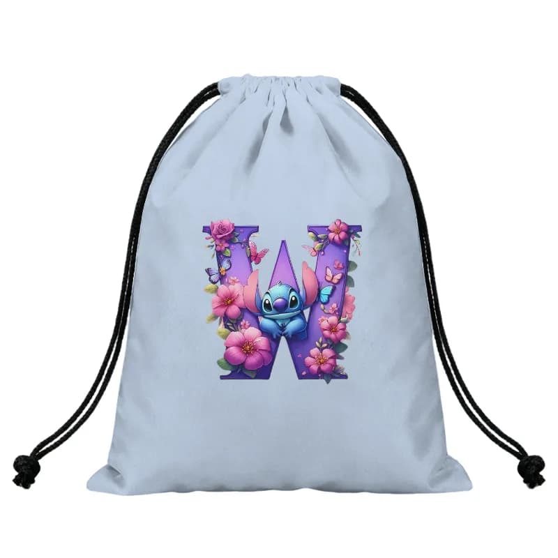 Çizgi Film Stich A-Z Alfabe Çi - Drawstring Gym Bag incelemesi ve fiyatı