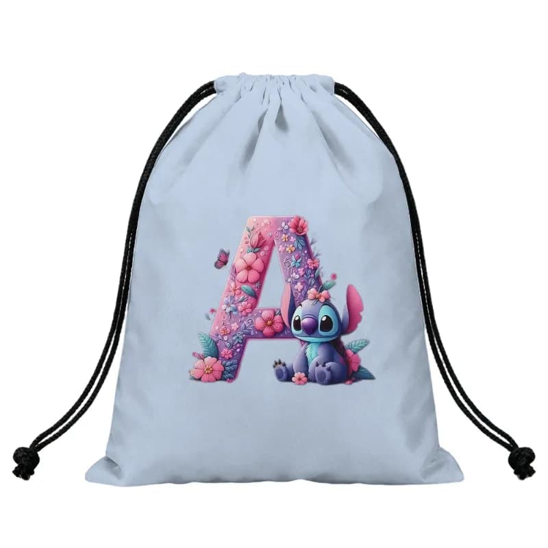 Çizgi Film Stich A-Z Alfabe Çi - Drawstring Gym Bag incelemesi ve fiyatı
