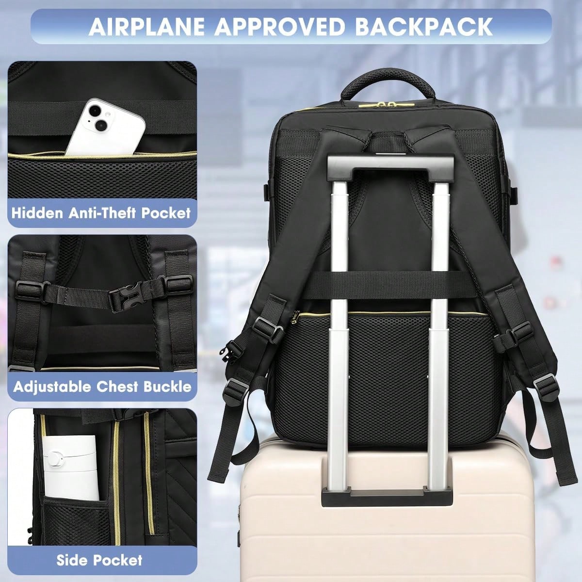 Büyük Boy Seyahat Sırt Çantası - Travel Backpack Anti Theft incelemesi ve fiyatı