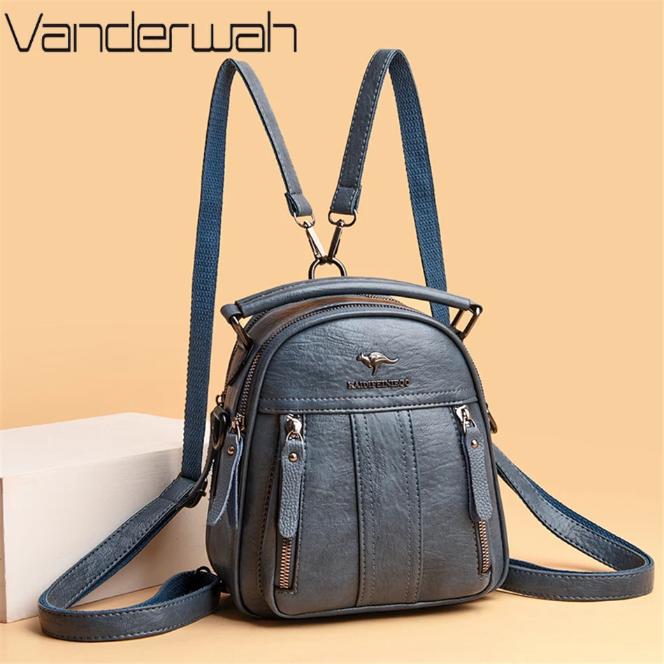 4'ü 1 Arada Deri Sırt Çantalar - Mini Backpack Purse incelemesi ve fiyatı
