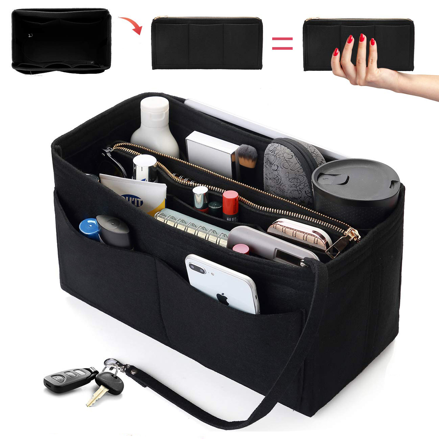 Keçe Çanta Düzenleyici Ekleme  - Backpack Insert Organizer incelemesi ve fiyatı