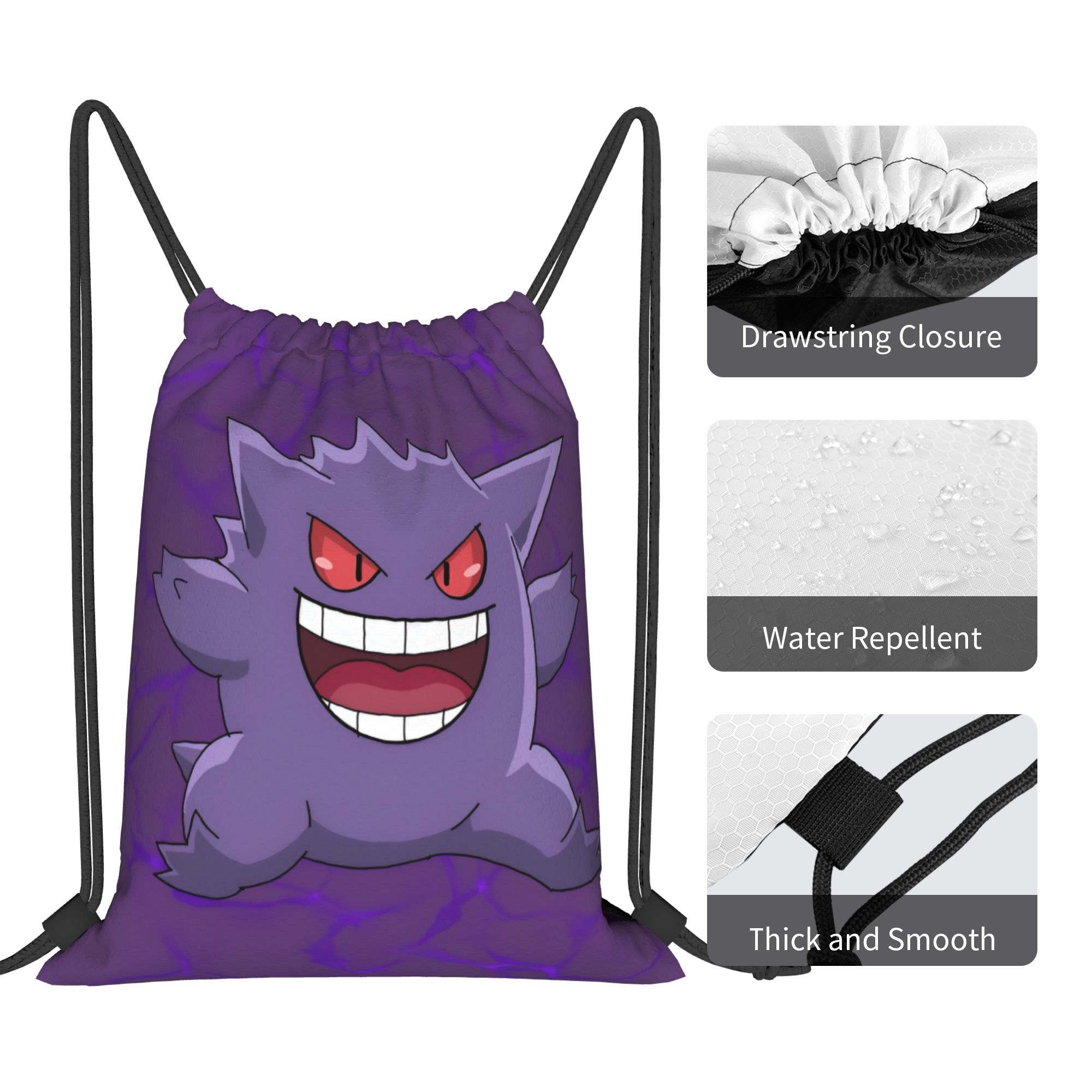 Özel Pokemoned Gengars İpli Sı - Drawstring Gym Bag incelemesi ve fiyatı